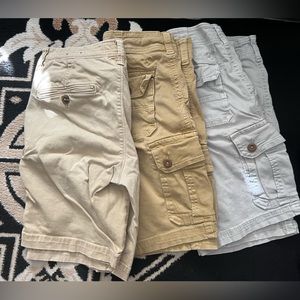 3 Men’s American Eagle Cargo Shorts Bundle
